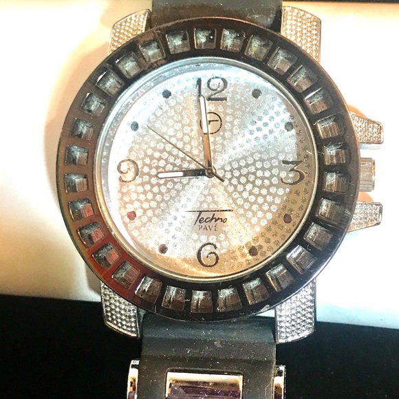 Large Techno Pave Boss Watch - Picture 2 of 10